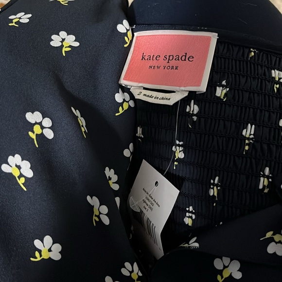 NWT Kate Spade Daisy Toss Flutter Sleeve Dress size 2 - Picture 3 of 5